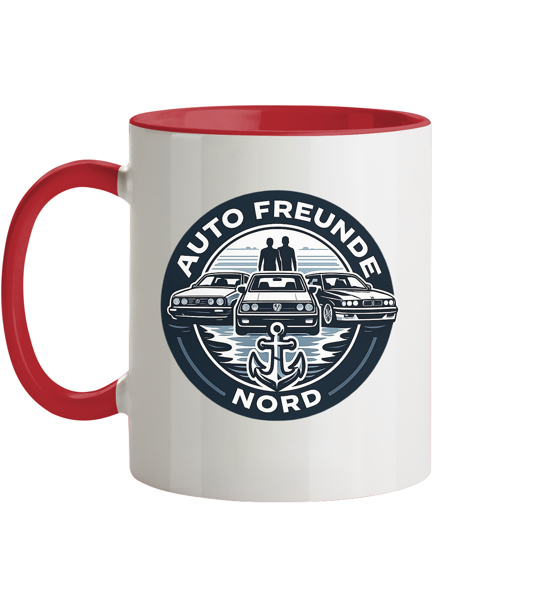 Autofreunde Nord - Tasse zweifarbig