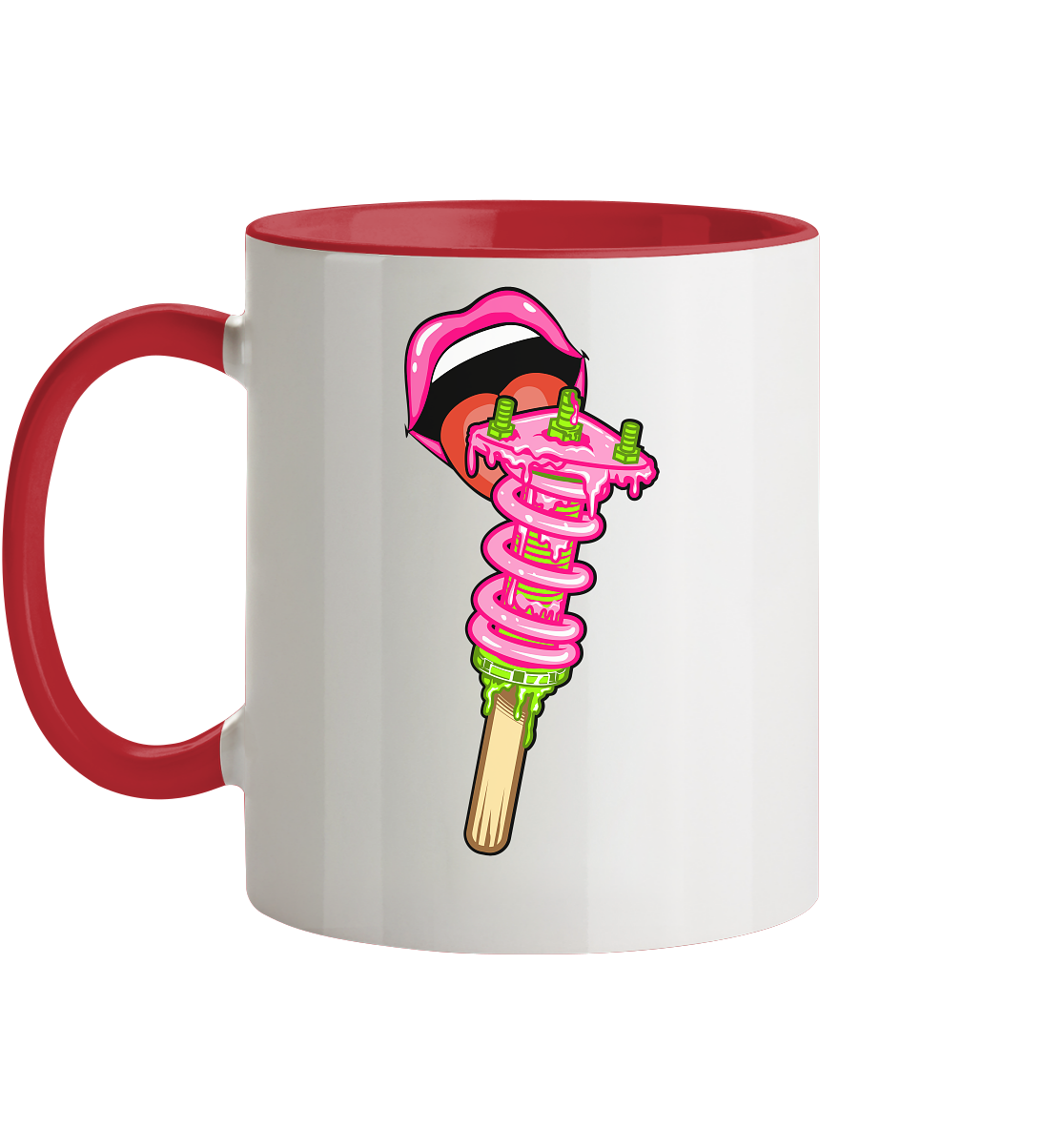 Ice Cream Static - Tasse zweifarbig