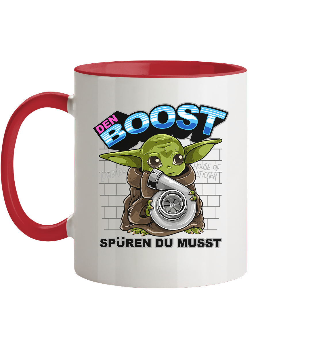 Baby Boost World  - Tasse zweifarbig