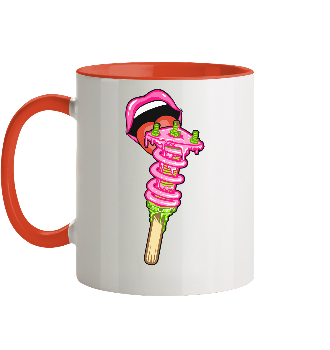 Ice Cream Static - Tasse zweifarbig