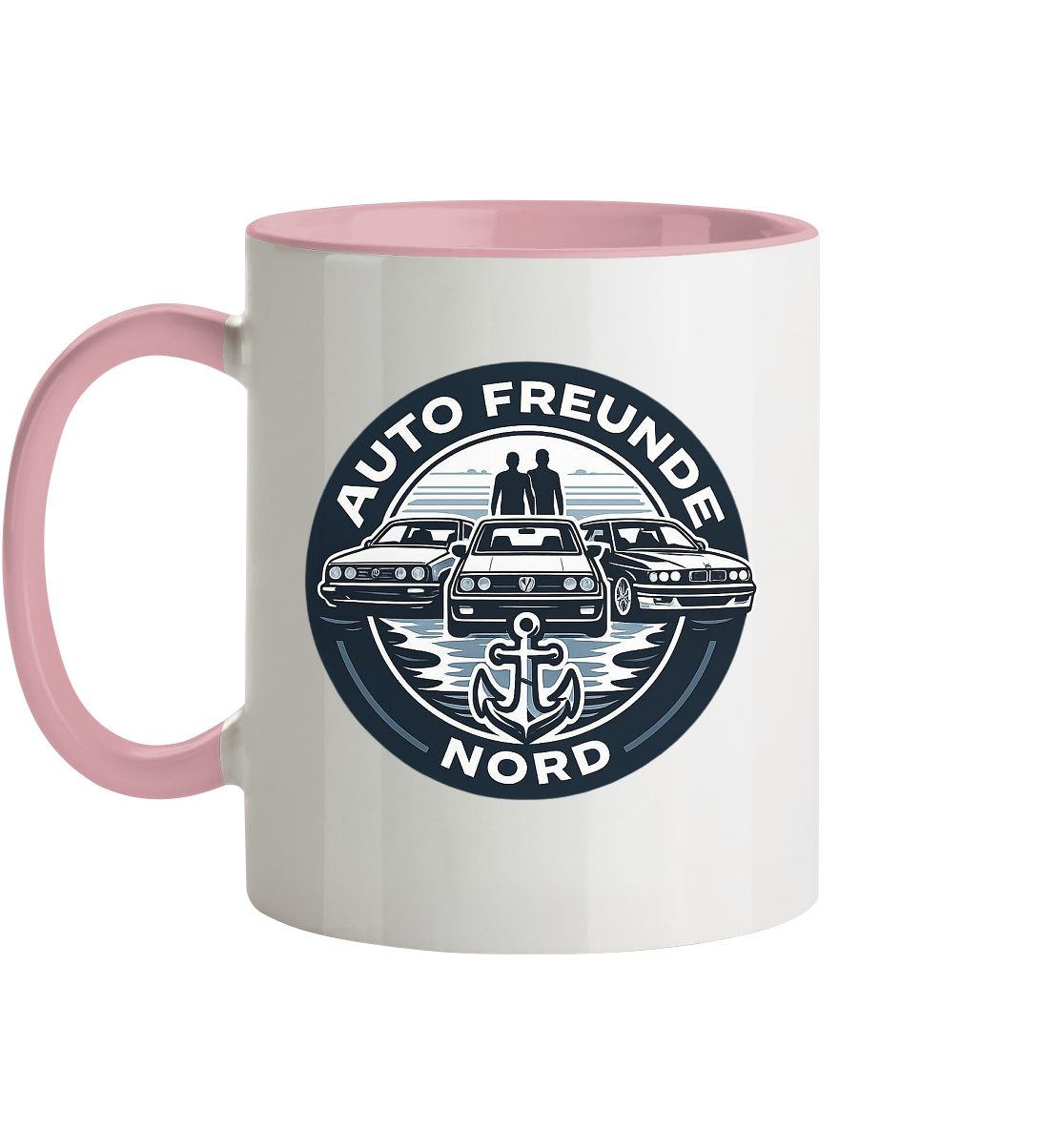 Autofreunde Nord - Tasse zweifarbig