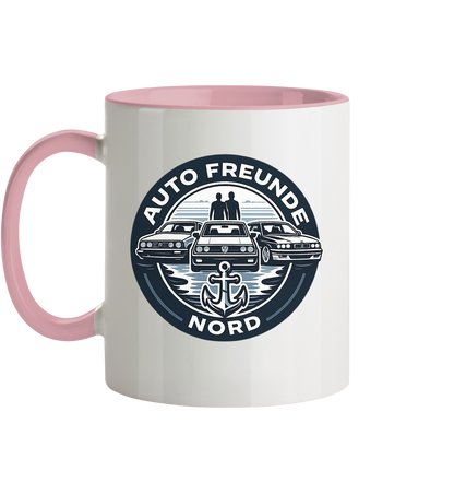 Autofreunde Nord - Tasse zweifarbig