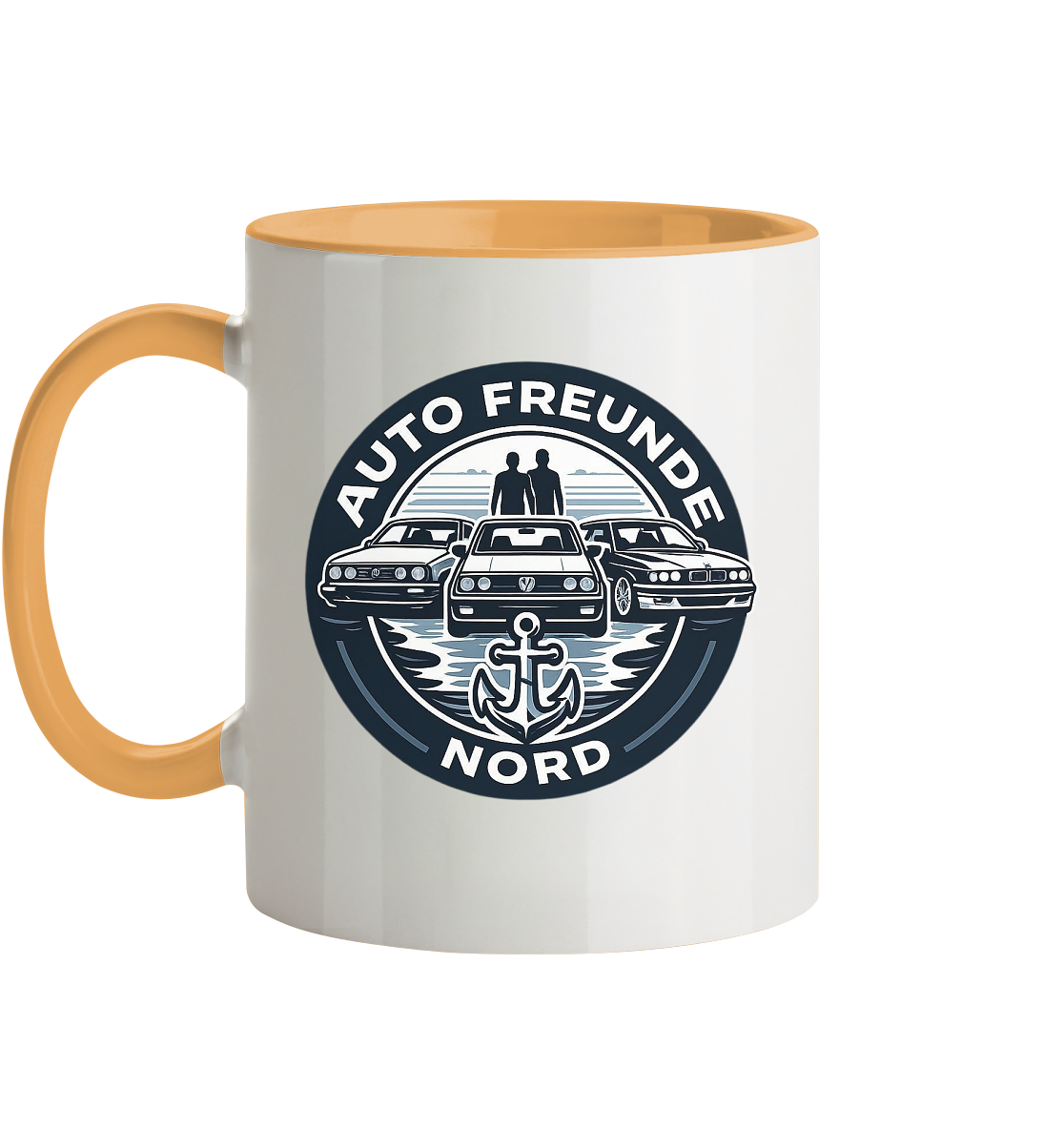 Autofreunde Nord - Tasse zweifarbig