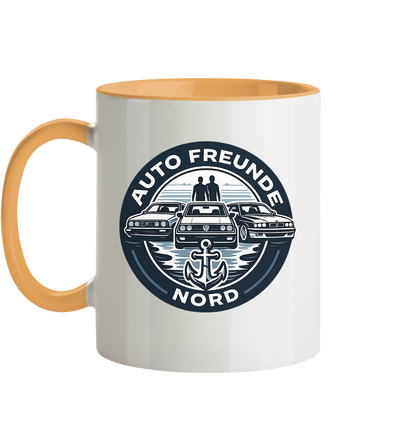 Autofreunde Nord - Tasse zweifarbig