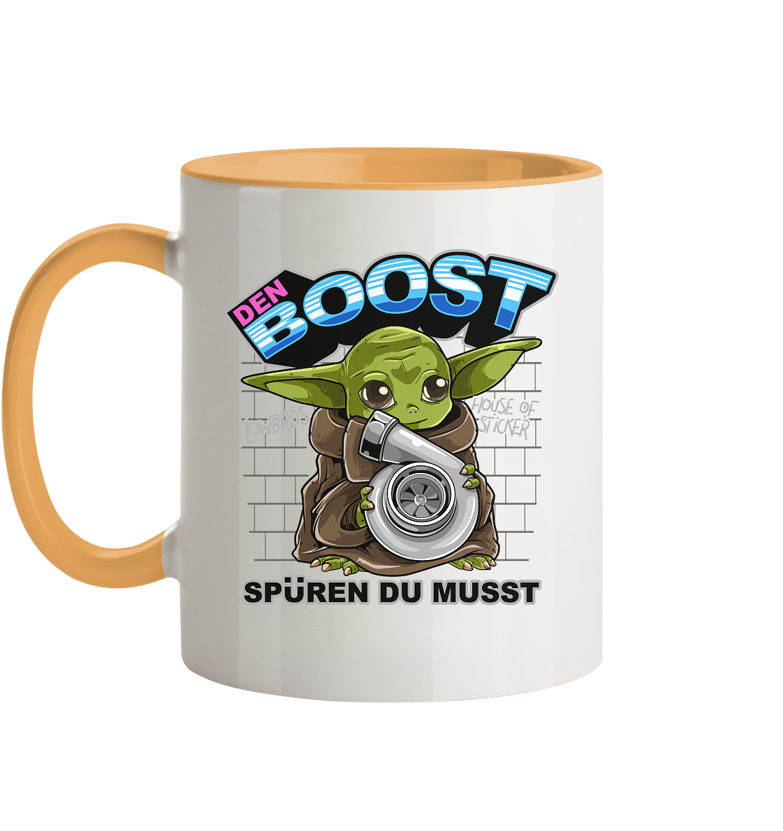 Baby Boost World  - Tasse zweifarbig
