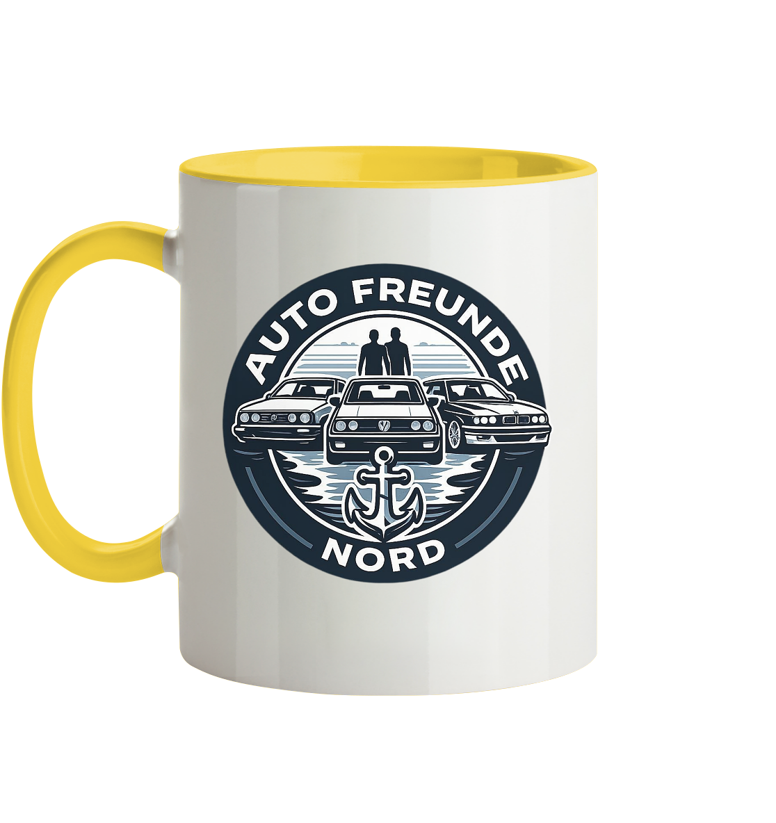 Autofreunde Nord - Tasse zweifarbig