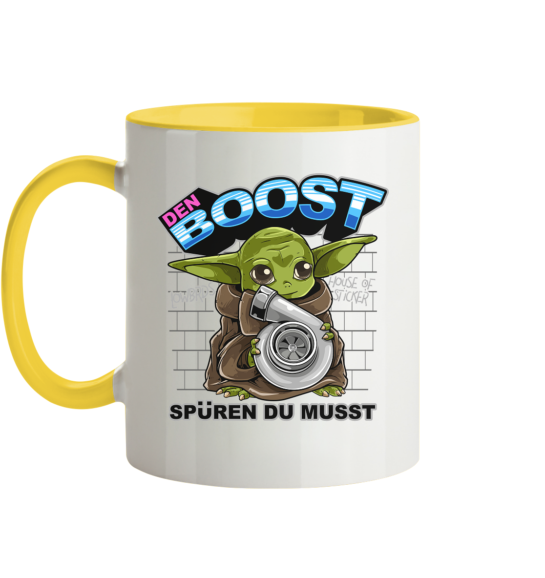 Baby Boost World  - Tasse zweifarbig