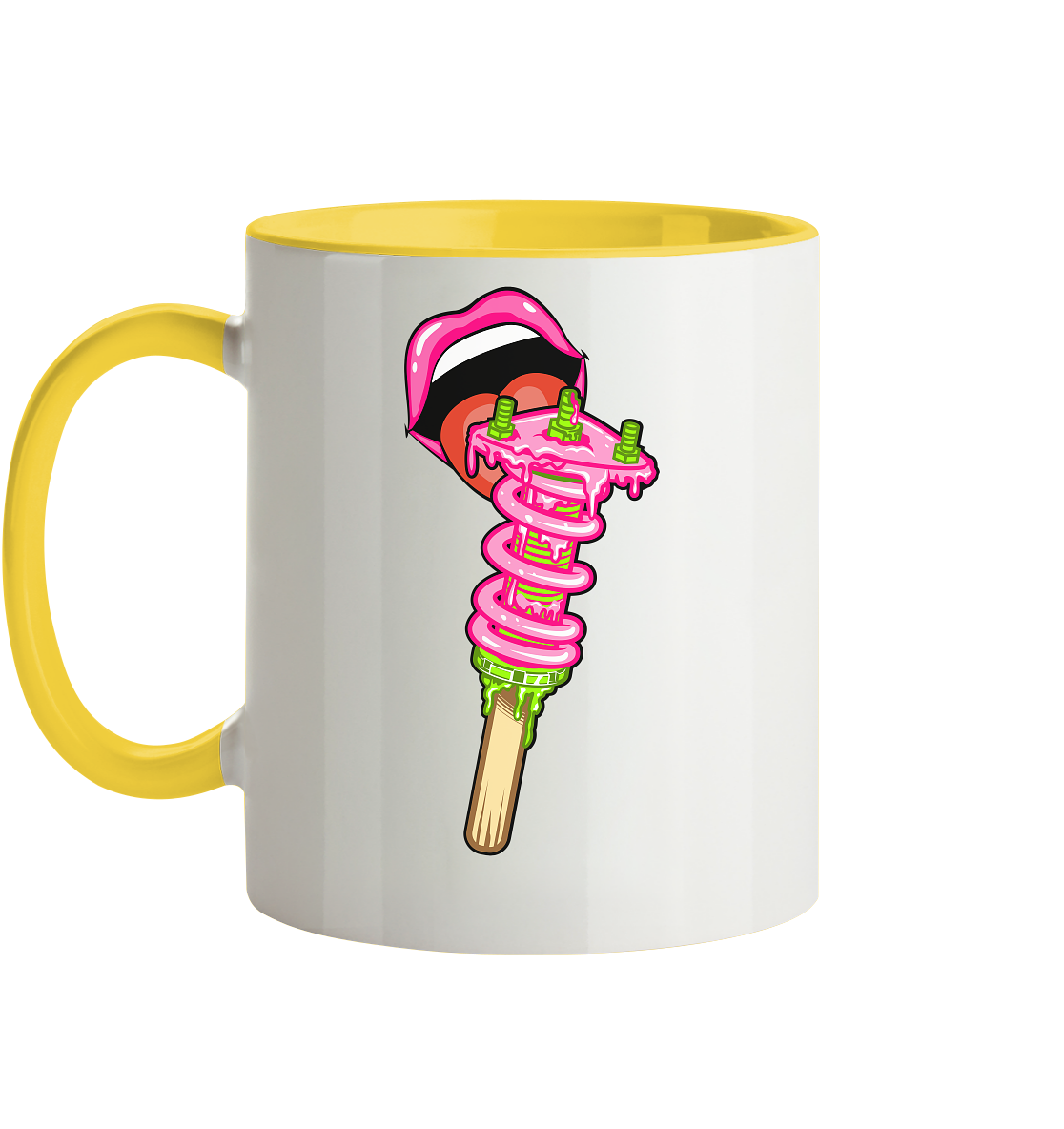 Ice Cream Static - Tasse zweifarbig