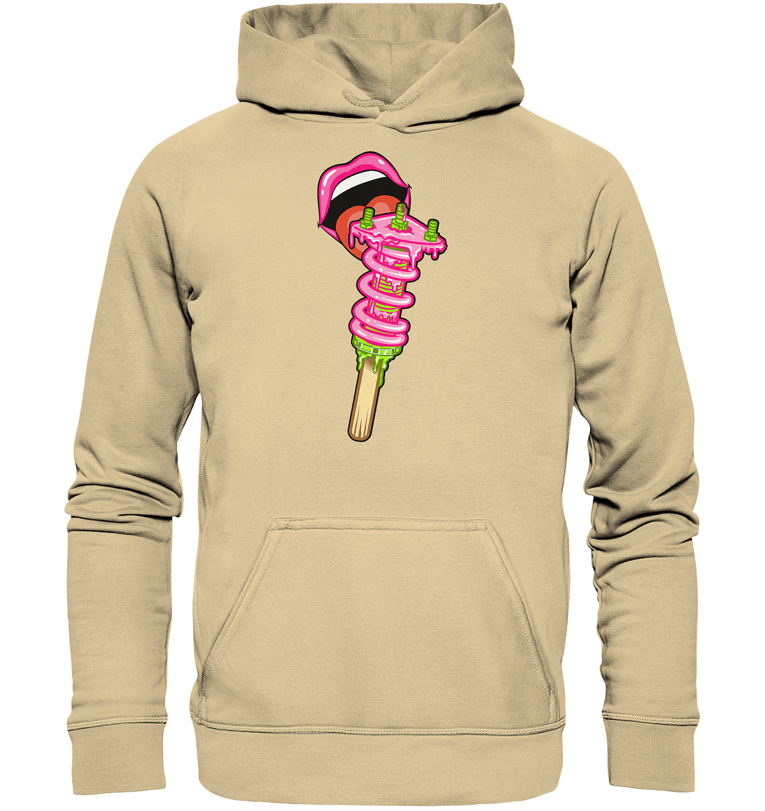 Ice Cream Static - Basic Unisex Hoodie
