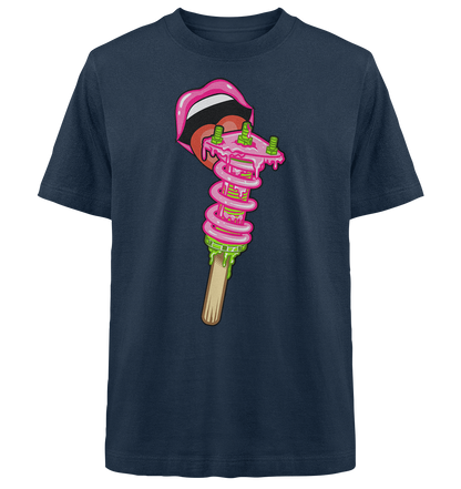 Ice Cream Static - Heavy Oversized Organic Shirt