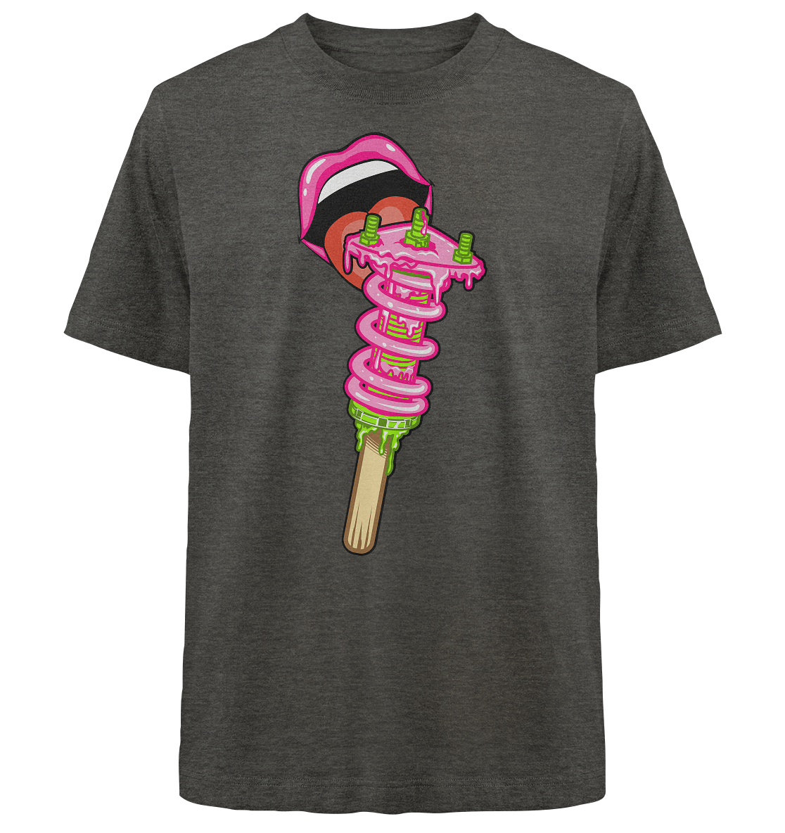 Ice Cream Static - Heavy Oversized Organic Shirt