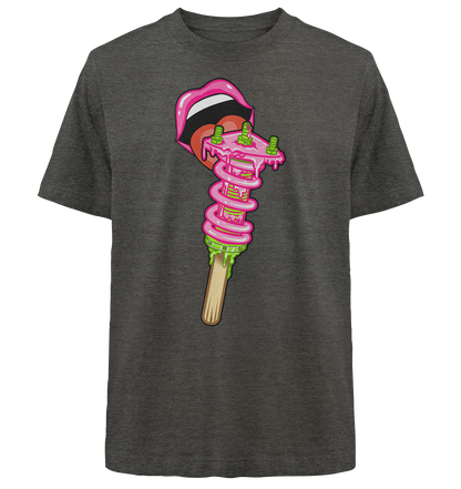 Ice Cream Static - Heavy Oversized Organic Shirt