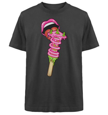 Ice Cream Static - Heavy Oversized Organic Shirt