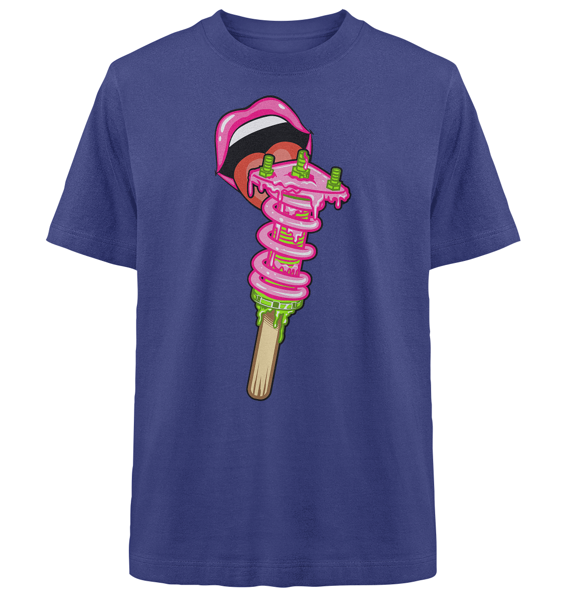 Ice Cream Static - Heavy Oversized Organic Shirt
