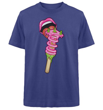 Ice Cream Static - Heavy Oversized Organic Shirt