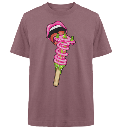 Ice Cream Static - Heavy Oversized Organic Shirt