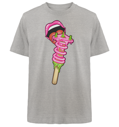Ice Cream Static - Heavy Oversized Organic Shirt
