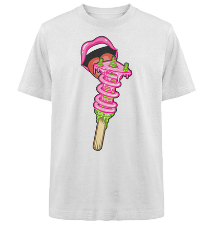 Ice Cream Static - Heavy Oversized Organic Shirt