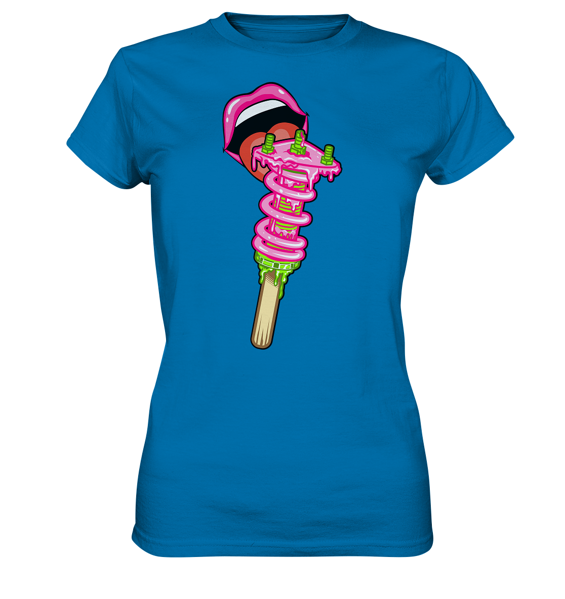 Ice Cream Static - Ladies Premium Shirt