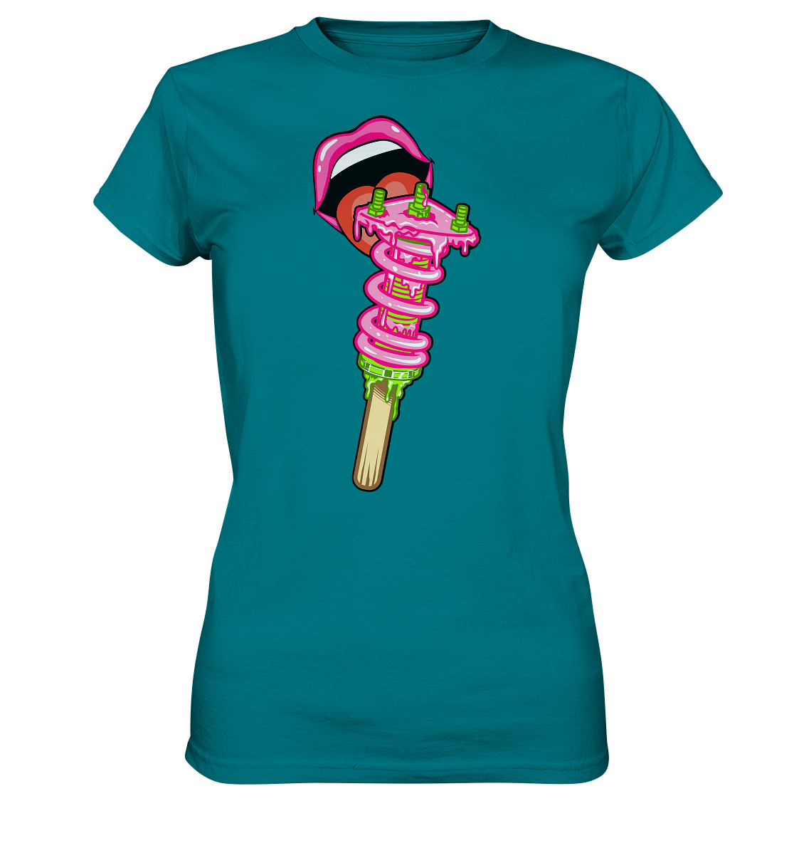 Ice Cream Static - Ladies Premium Shirt