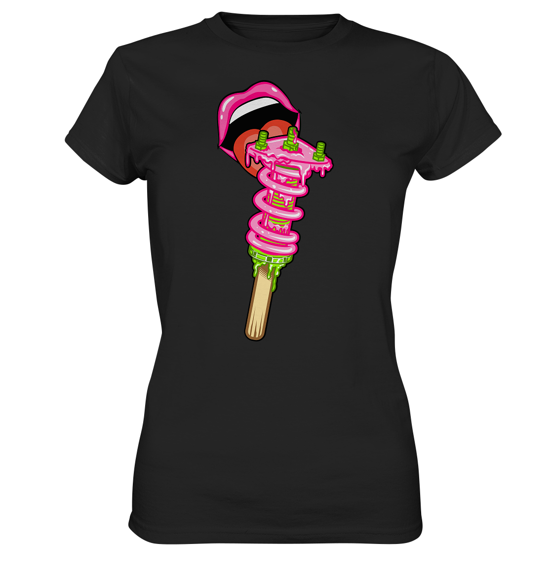 Ice Cream Static - Ladies Premium Shirt