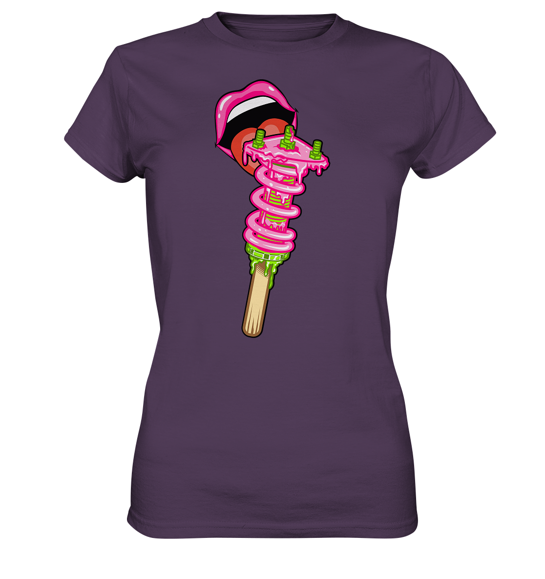 Ice Cream Static - Ladies Premium Shirt