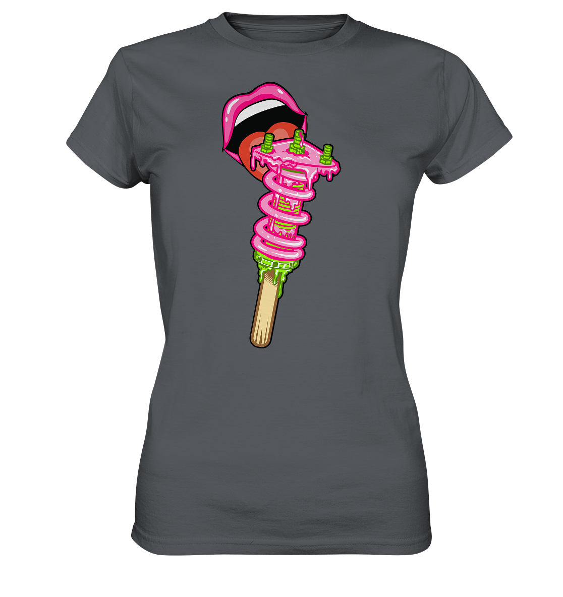 Ice Cream Static - Ladies Premium Shirt