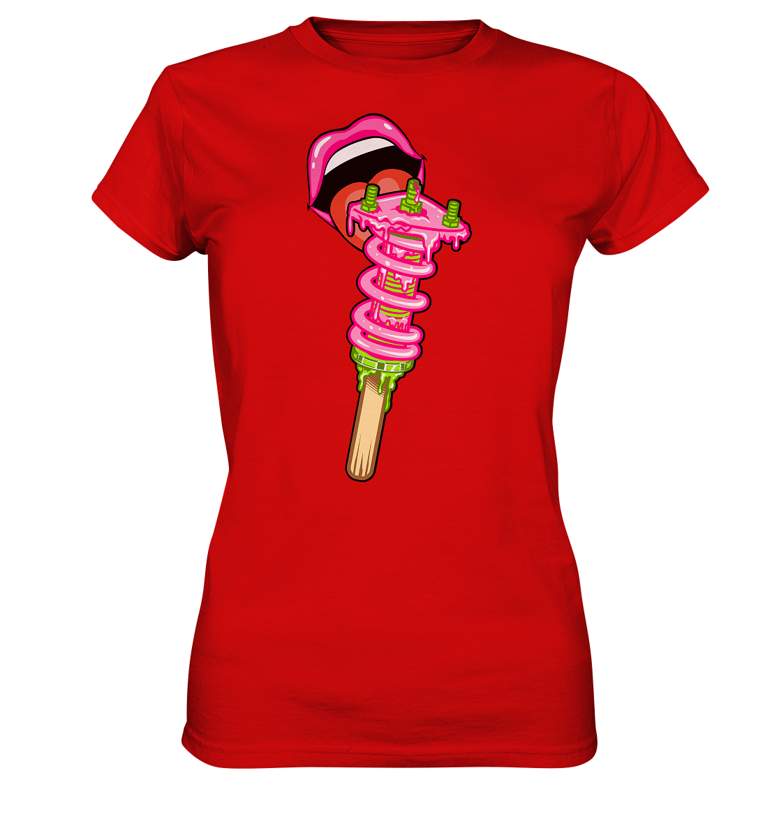 Ice Cream Static - Ladies Premium Shirt