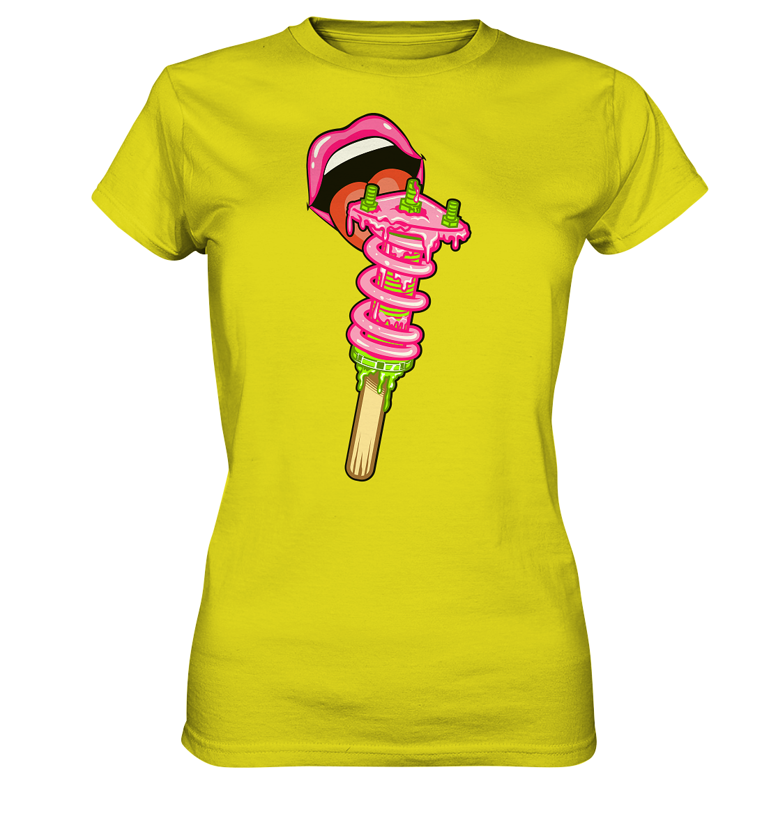 Ice Cream Static - Ladies Premium Shirt
