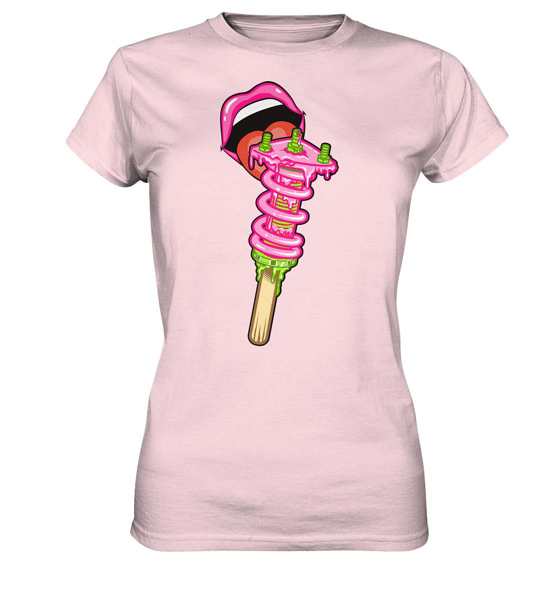 Ice Cream Static - Ladies Premium Shirt