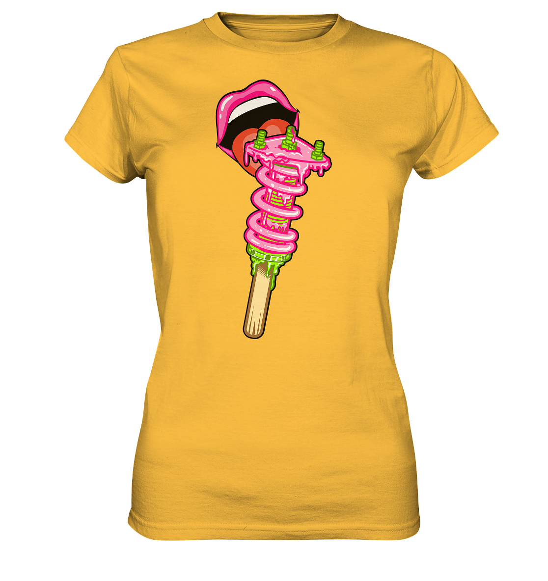 Ice Cream Static - Ladies Premium Shirt