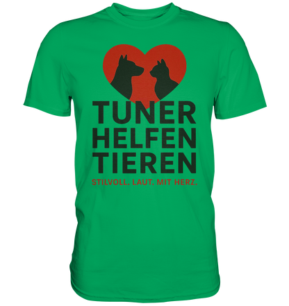 Tuner helfen Tieren. - Premium Shirt