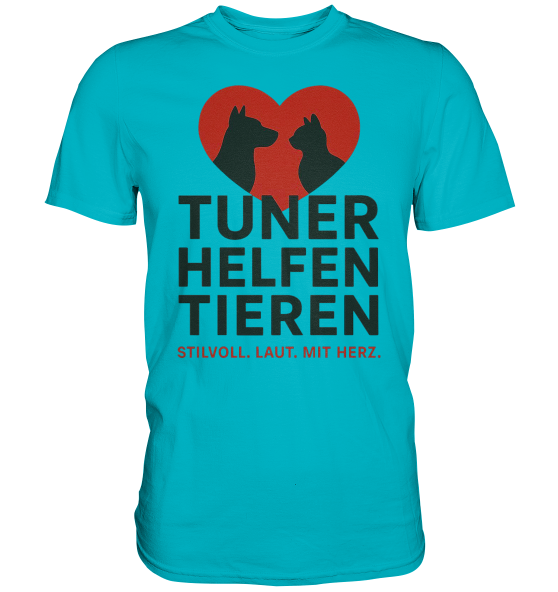 Tuner helfen Tieren. - Premium Shirt