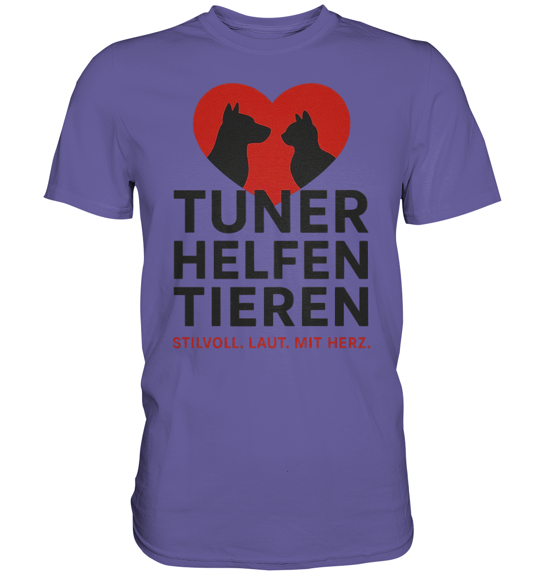 Tuner helfen Tieren. - Premium Shirt
