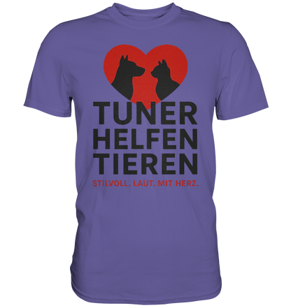 Tuner helfen Tieren. - Premium Shirt