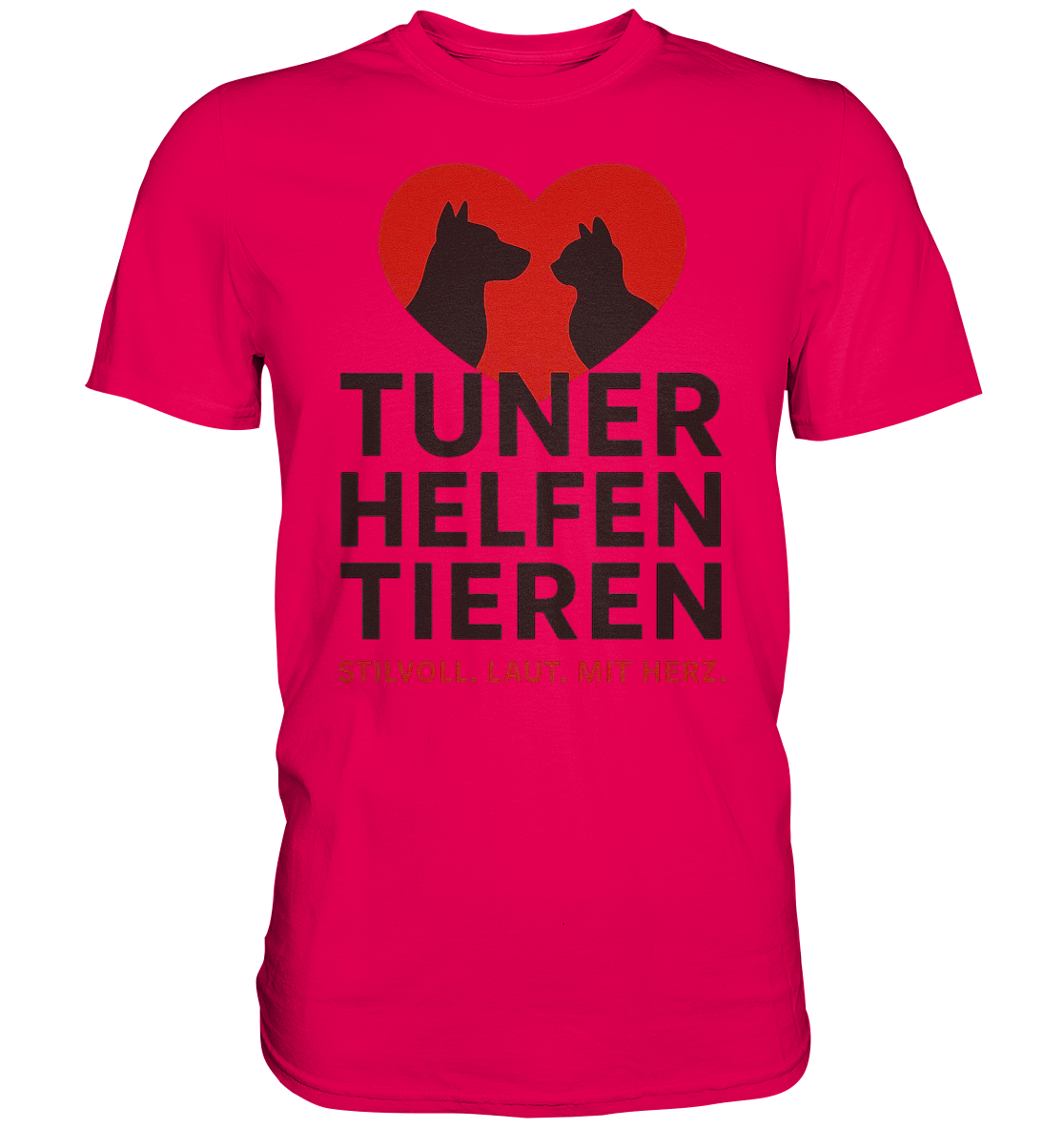 Tuner helfen Tieren. - Premium Shirt