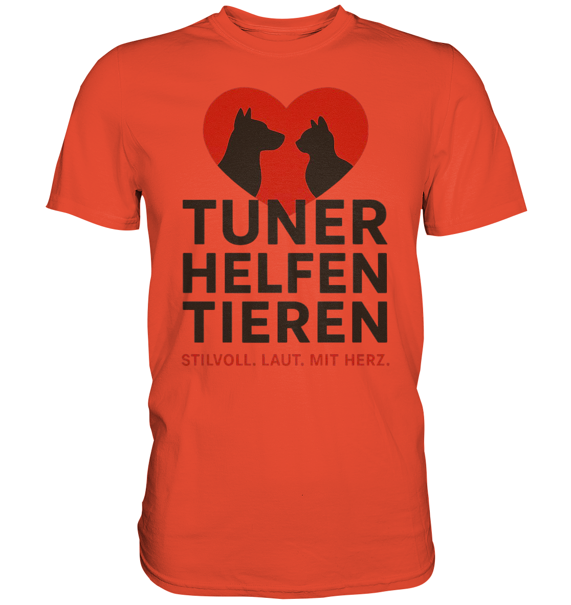 Tuner helfen Tieren. - Premium Shirt