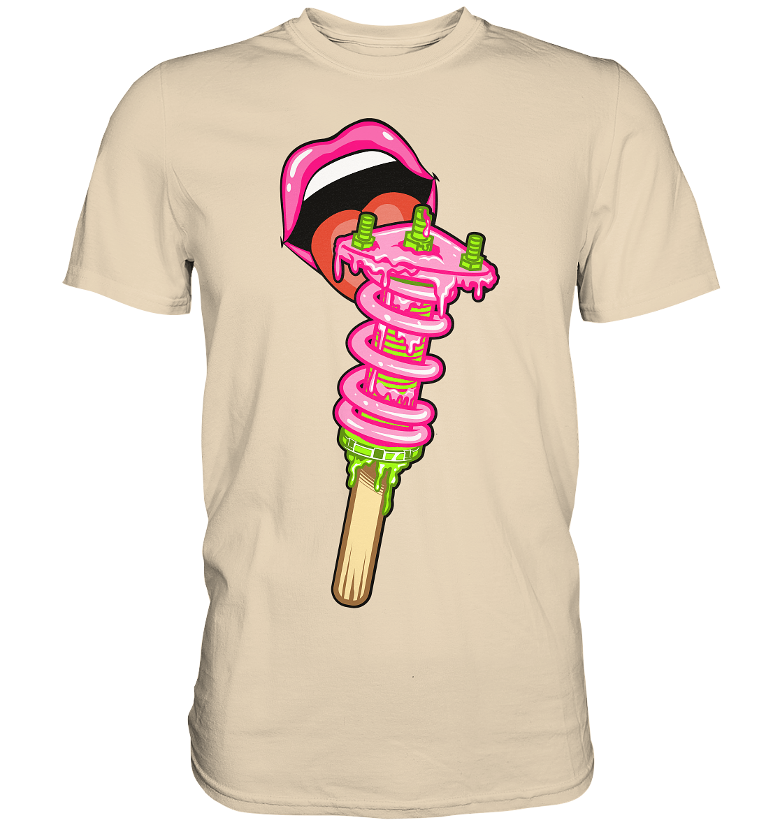 Ice Cream Static - Premium Shirt