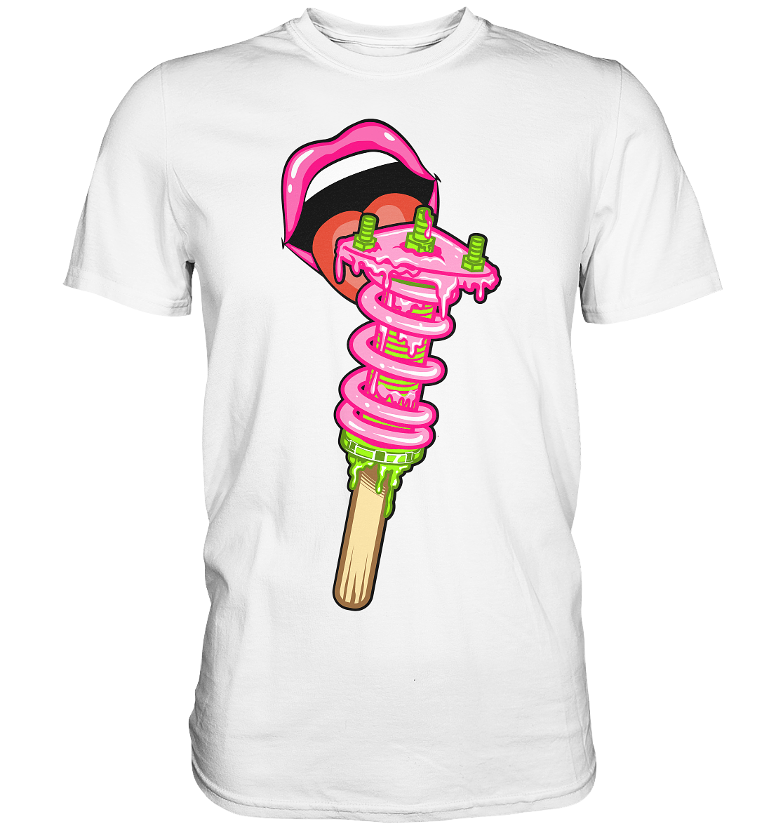 Ice Cream Static - Premium Shirt
