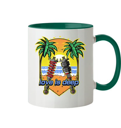 Love is Deep - Tasse zweifarbig