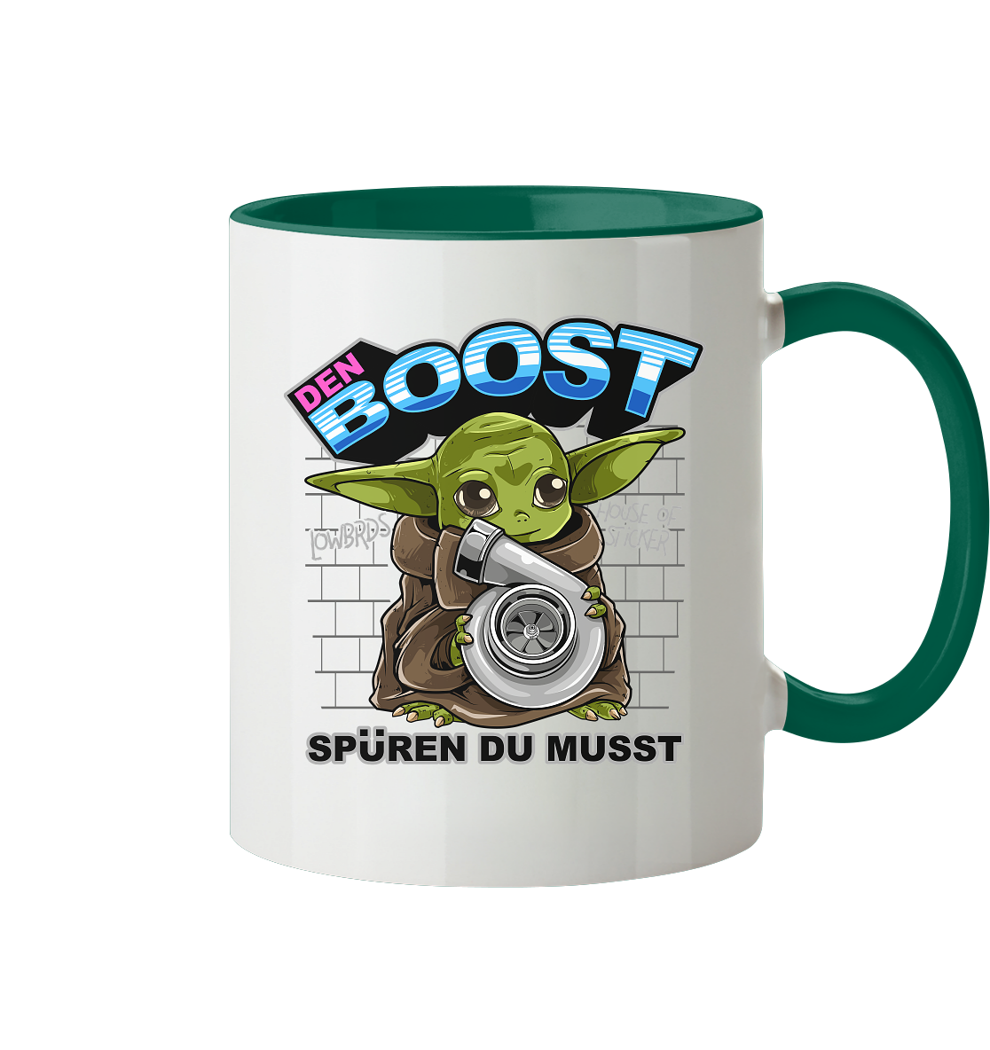 Baby Boost World  - Tasse zweifarbig
