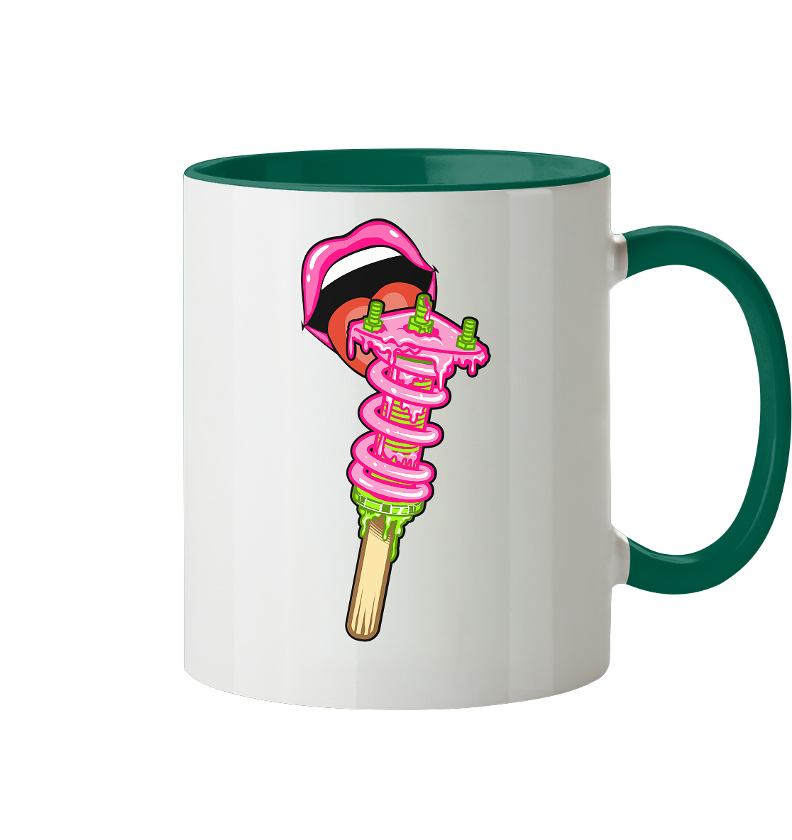 Ice Cream Static - Tasse zweifarbig
