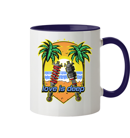 Love is Deep - Tasse zweifarbig