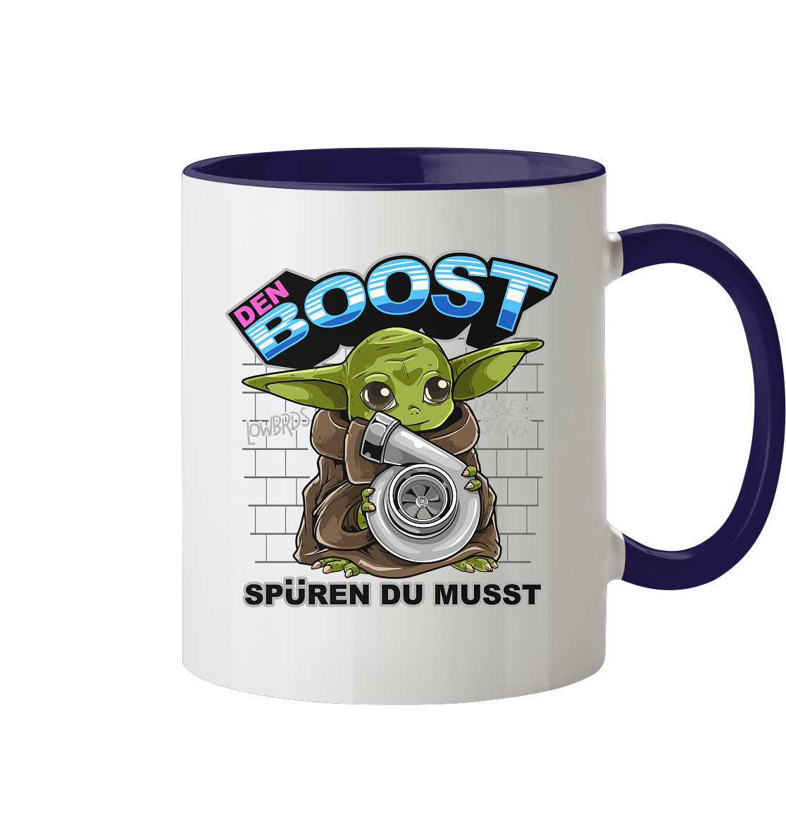 Baby Boost World  - Tasse zweifarbig