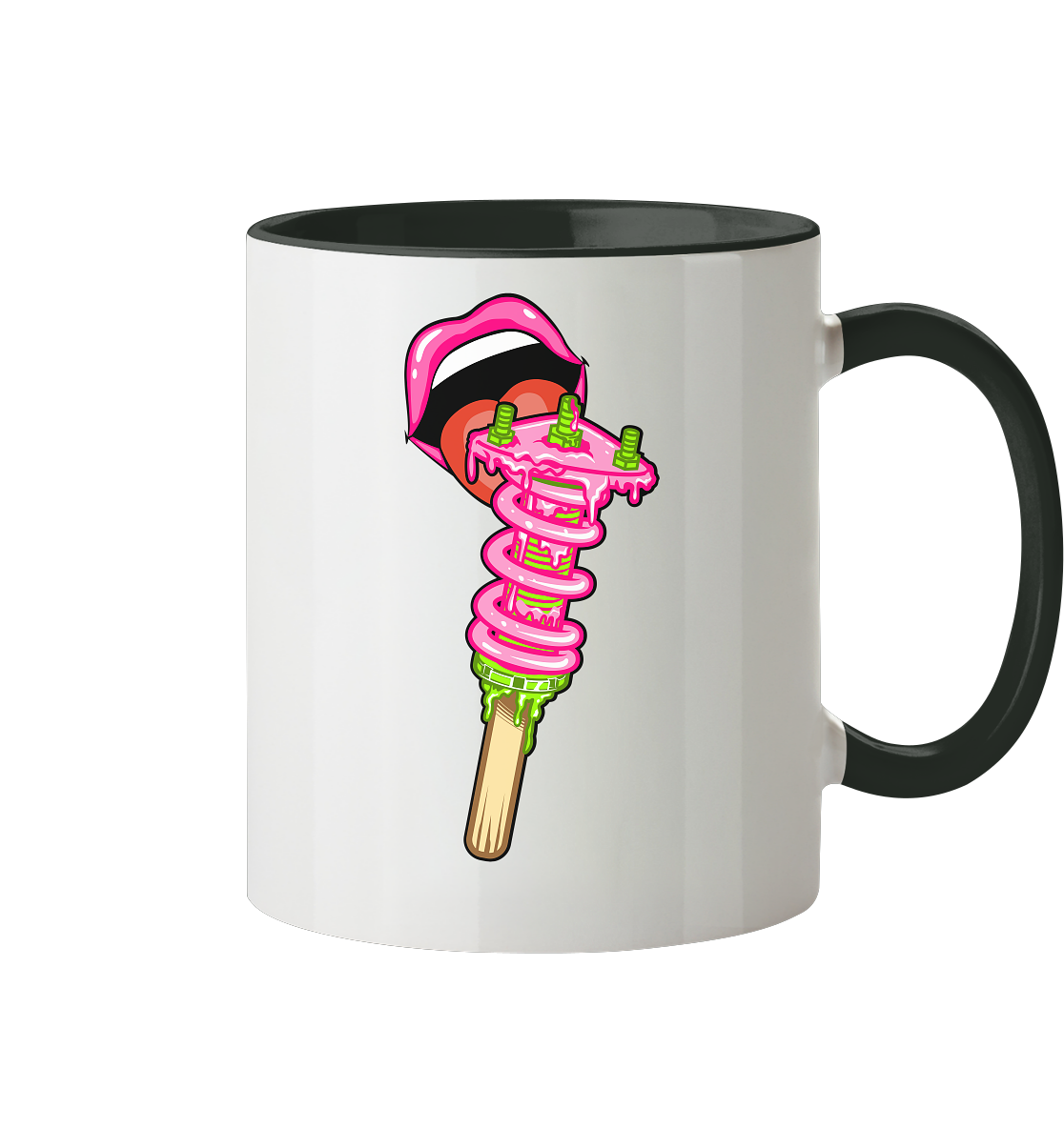 Ice Cream Static - Tasse zweifarbig
