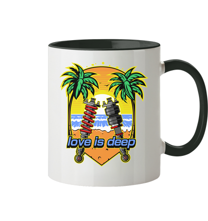 Love is Deep - Tasse zweifarbig