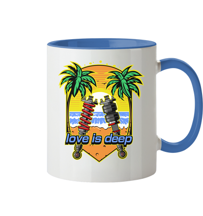 Love is Deep - Tasse zweifarbig