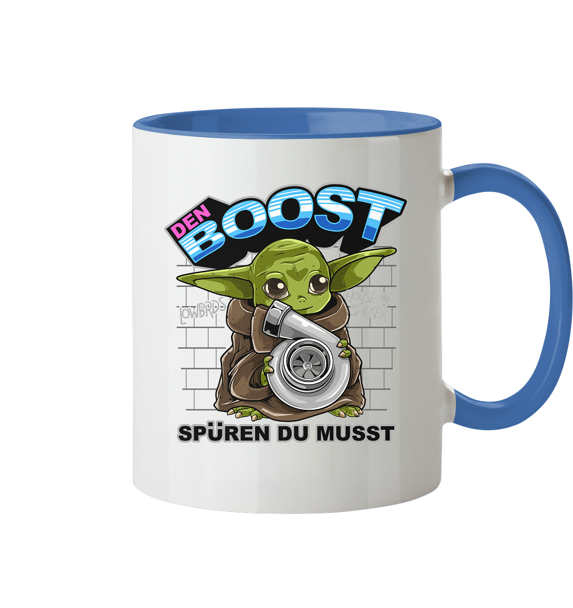 Baby Boost World  - Tasse zweifarbig