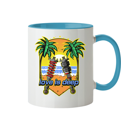 Love is Deep - Tasse zweifarbig
