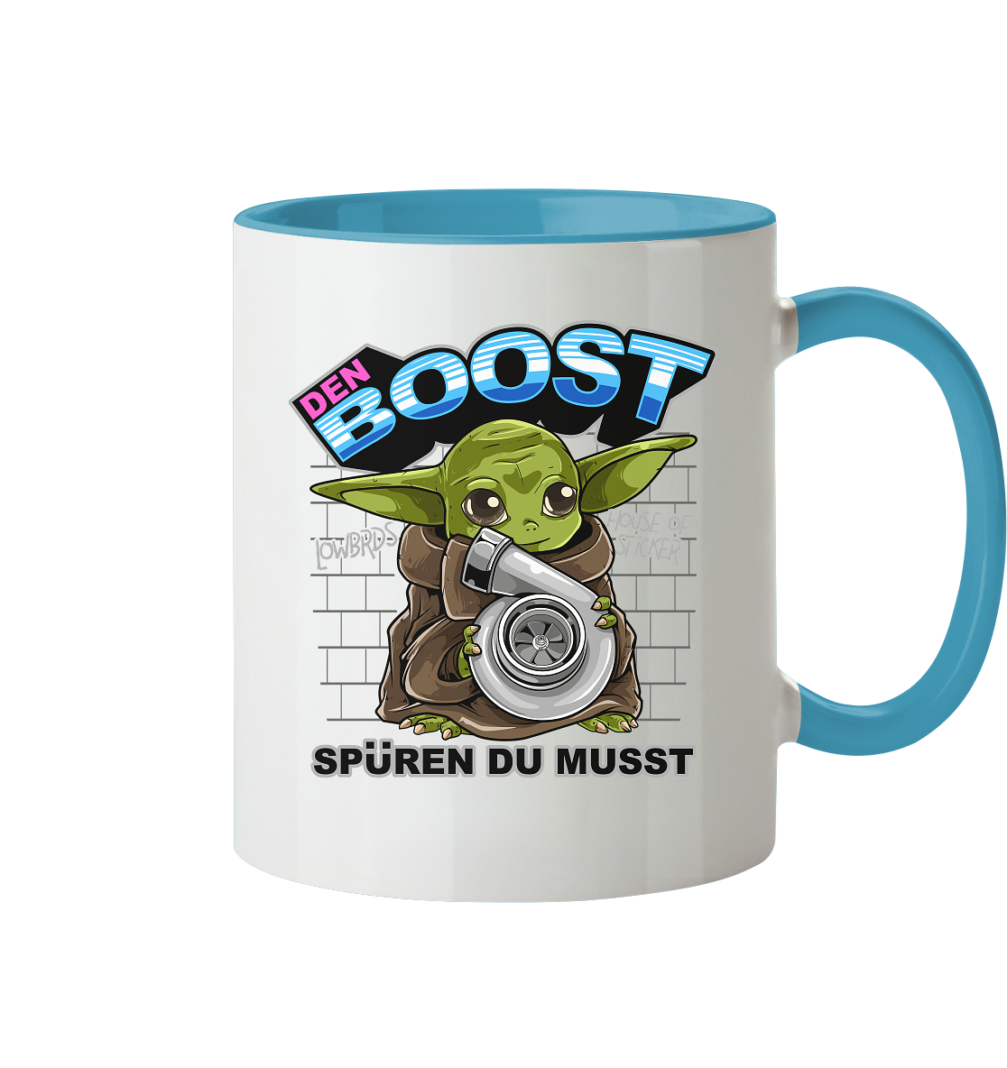 Baby Boost World  - Tasse zweifarbig